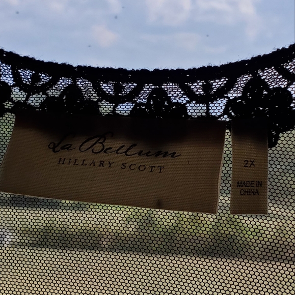 2x LA Bellum by Hillary Scott black lace duster - Picture 3 of 4